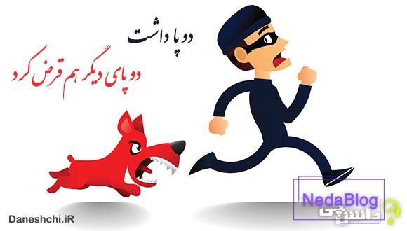 معنی دو پا داشت دو پای دیگر هم قرض کرد