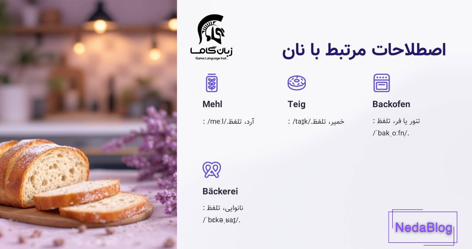 اصطلاحات مربوط نان به آلمانی