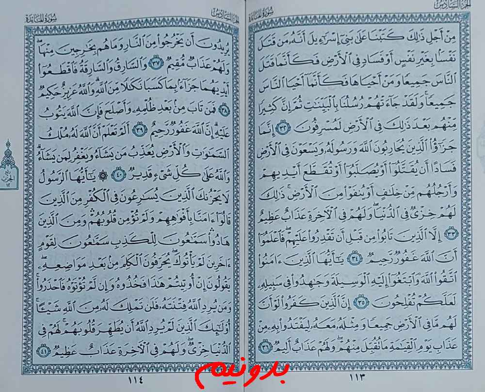 جواب استخاره صفحه 113 قرآن کریم