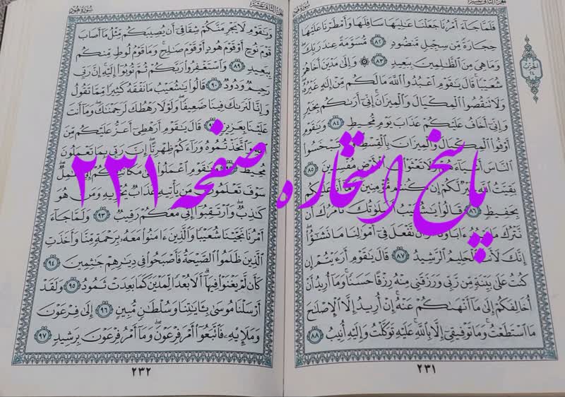 جواب استخاره ص 231