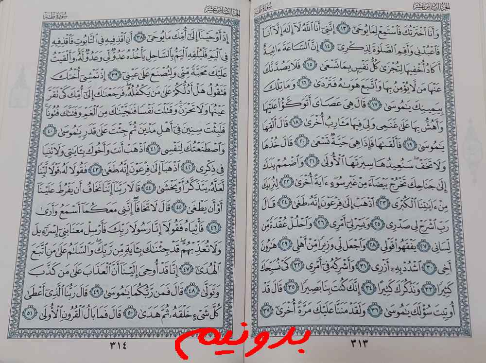 جواب استخاره صفحه 313 قرآن