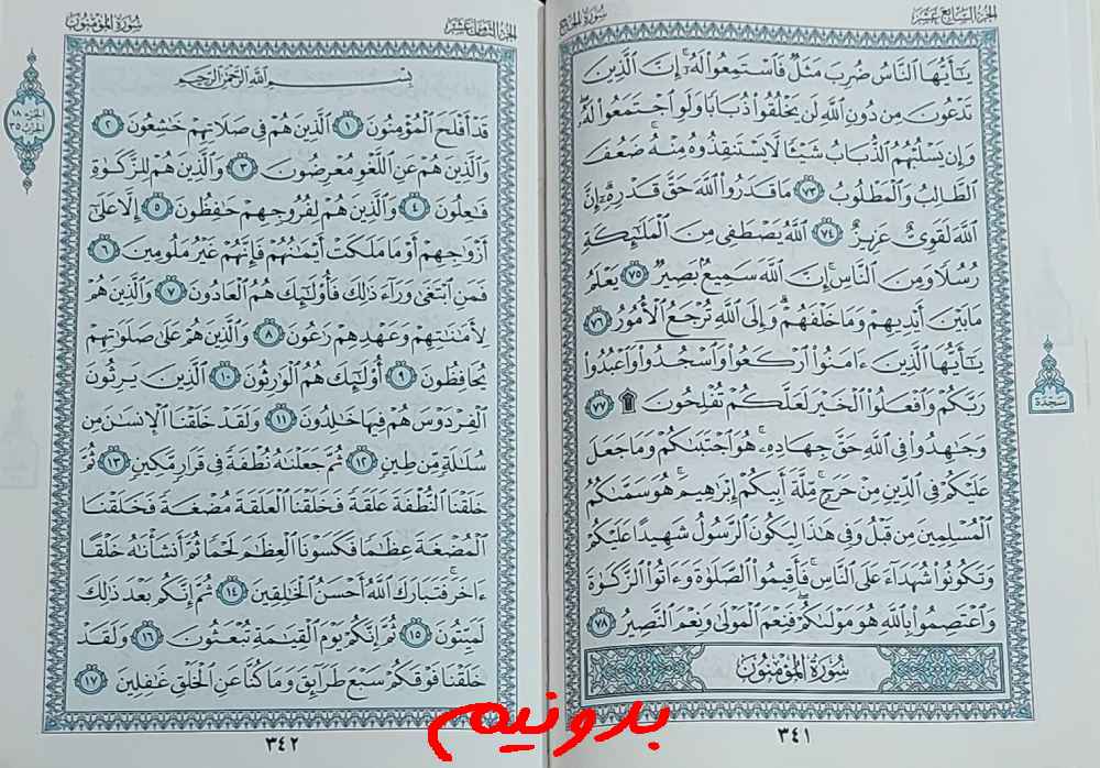 جواب کامل استخاره صفحه 341 قرآن مجید