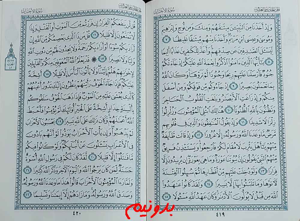 پاسخ استخاره صفحه 419 قرآن