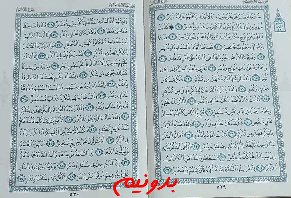 پاسخ دقیق استخاره با قرآن مجید صفحه 529