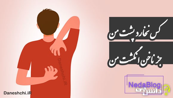 کس نخارد پشت من جز ناخن انگشت من 