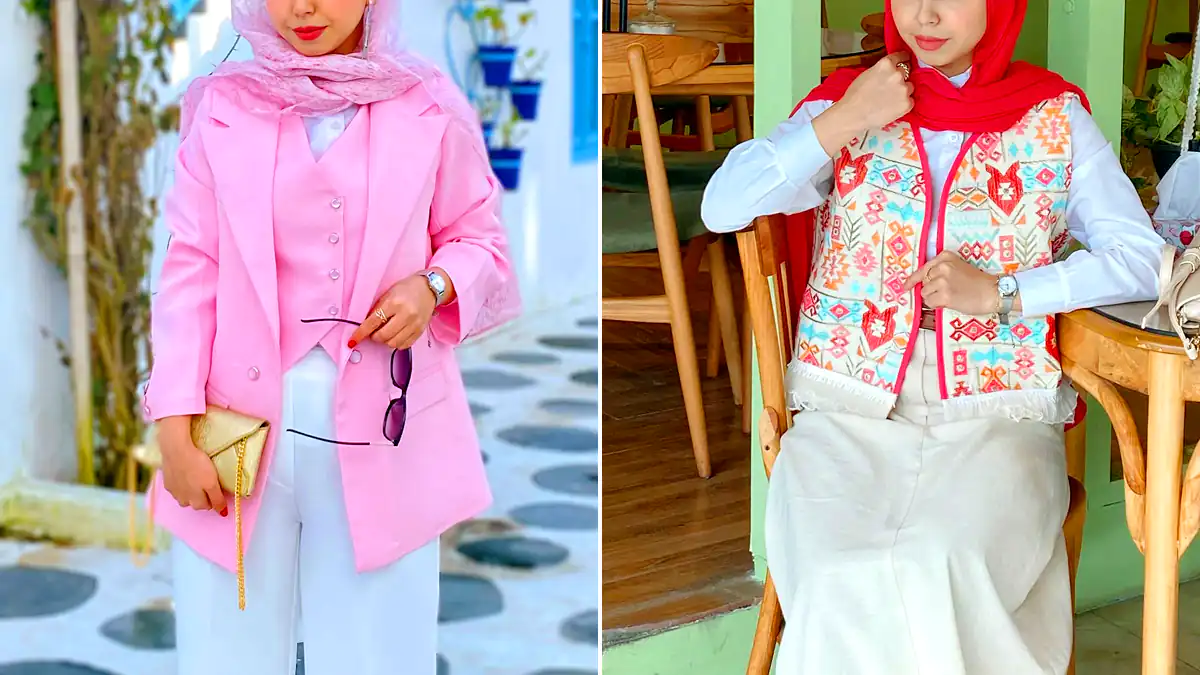 مانتو مزونی شیک پائیزی