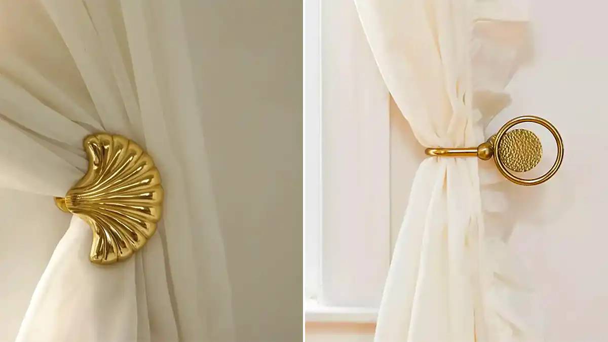 نگهدارنده پرده طلایی