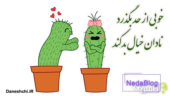 خوبی که از حد بگذرد نادان خیال بد کند