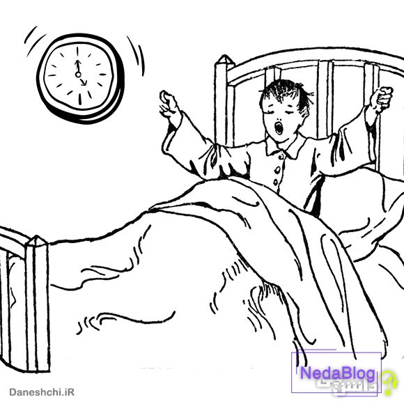 نقاشی ضرب المثل سحرخیز باش تا کامروا باشی