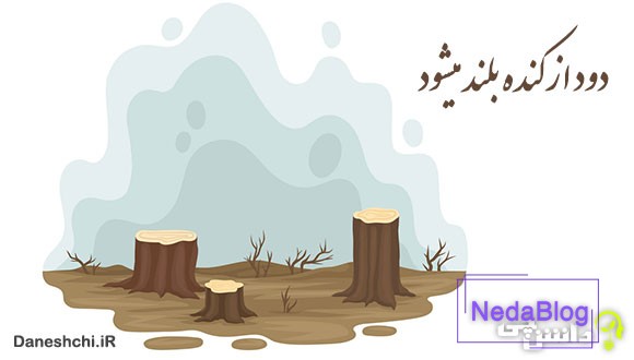 دود از کنده بلند میشود