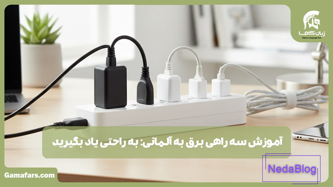 سه راهی برق به آلمانی