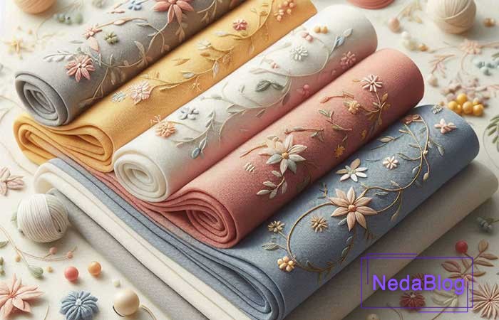 تاثیر کانت پارچه در گلدوزی