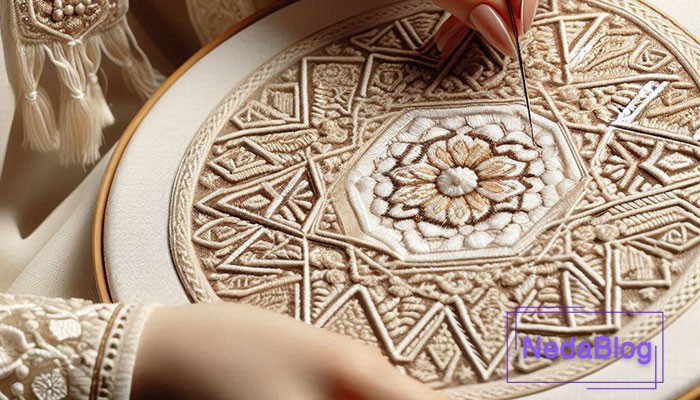 مراحل اجرای خامهدوزی
