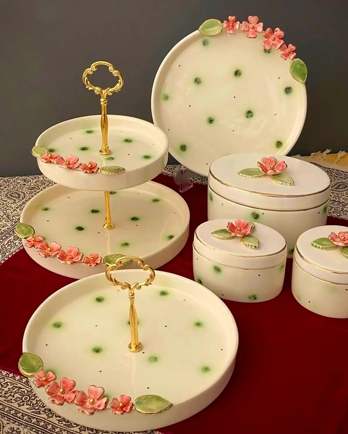 ظروف سفالی فانتزی دست ساز