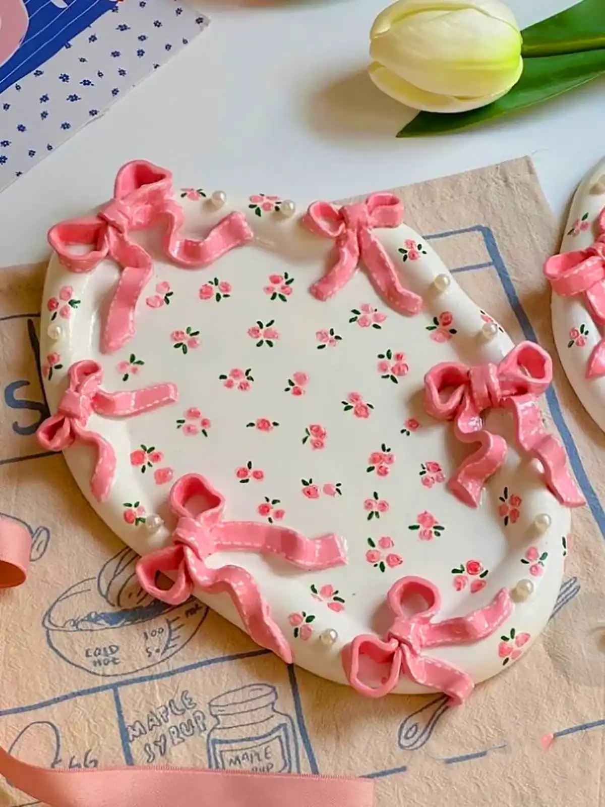 ظروف سفالی فانتزی دست ساز