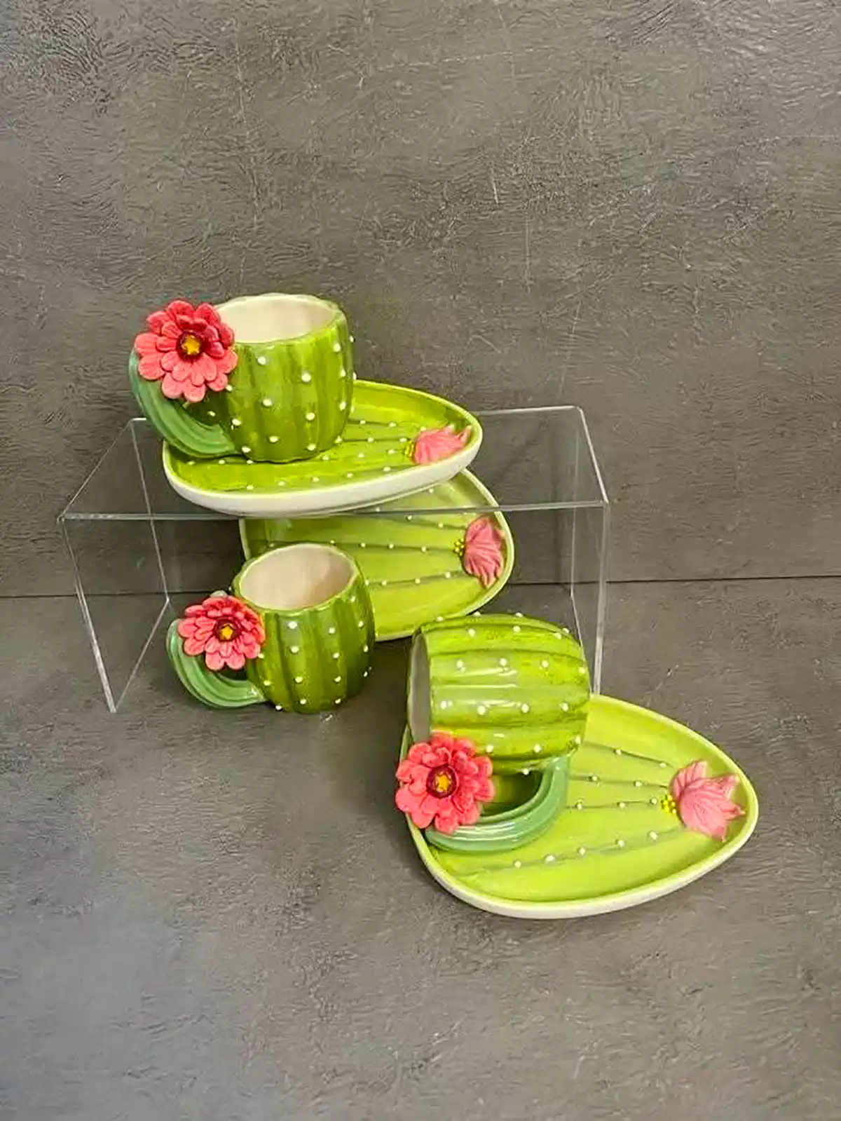 ظروف سفالی فانتزی دست ساز