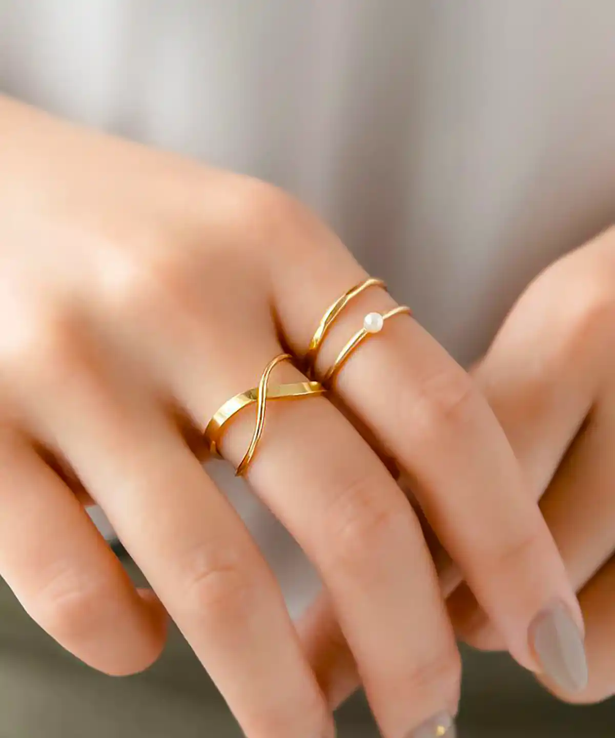 انگشتر مینیمال طلا زیبا