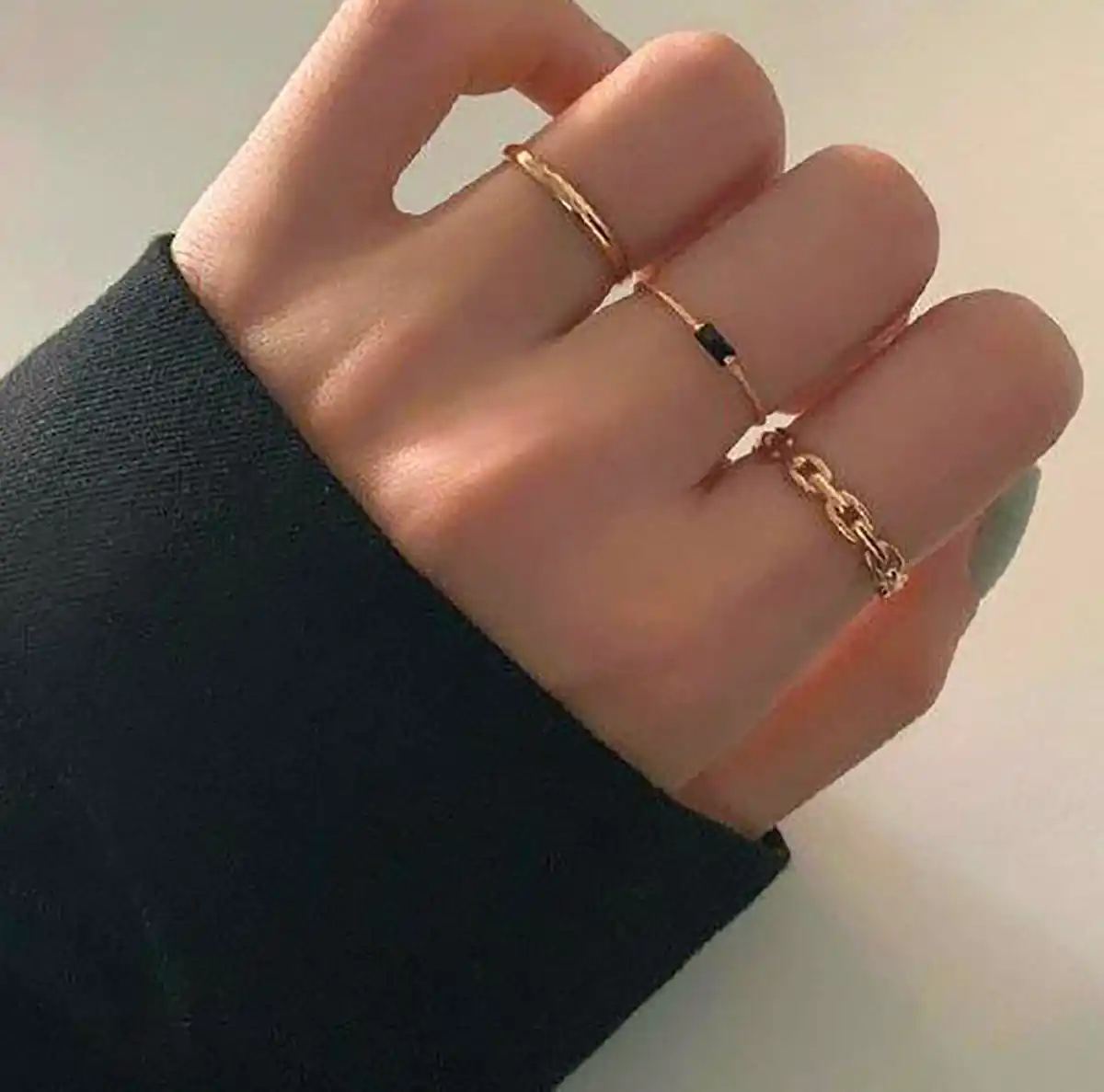 انگشتر مینیمال طلا زیبا