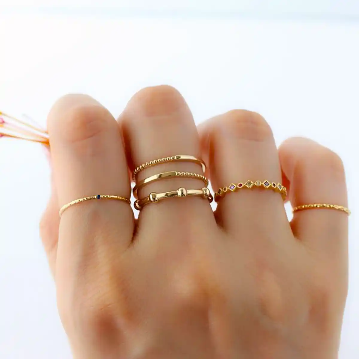 انگشتر مینیمال طلا زیبا