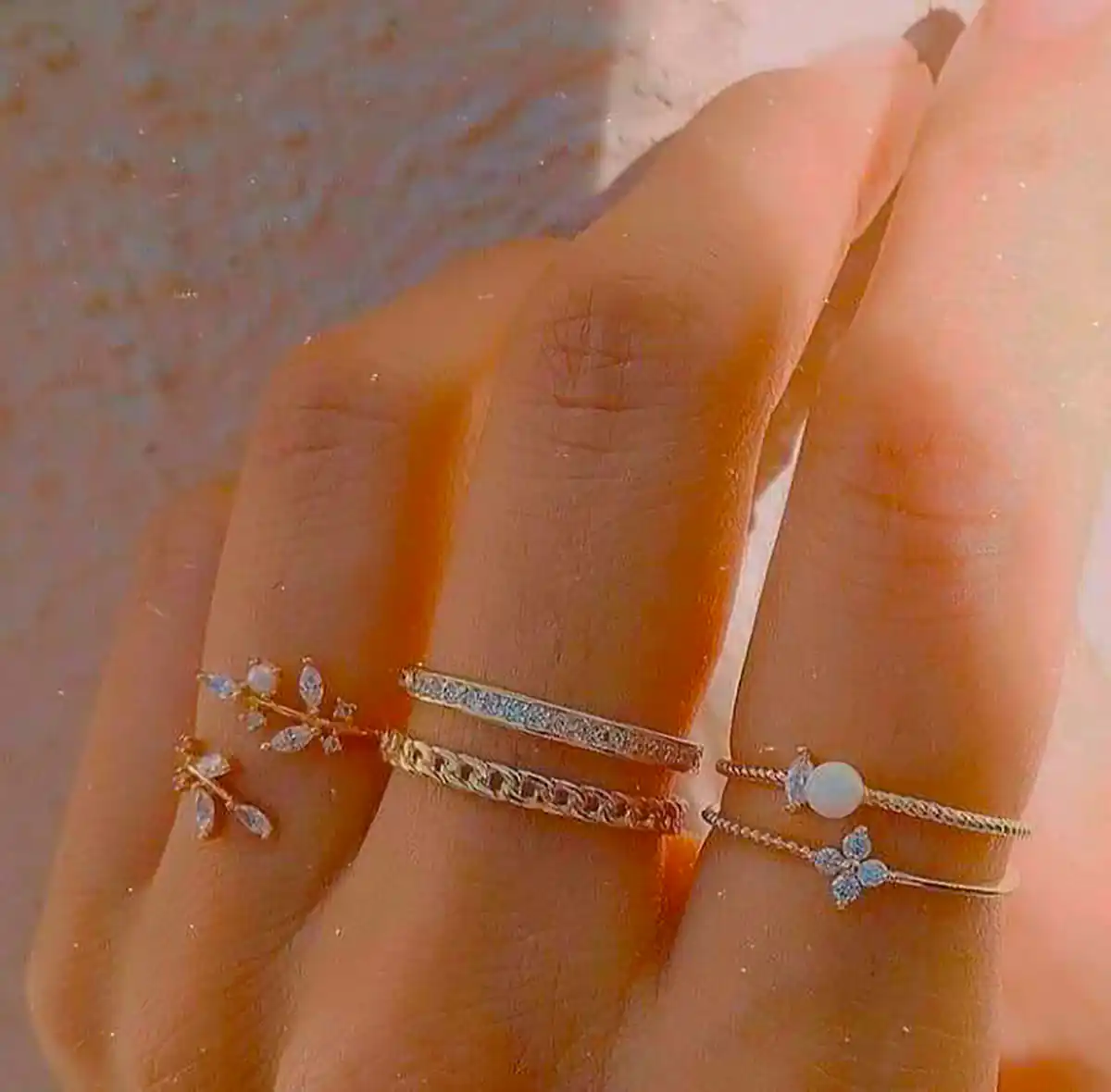 انگشتر مینیمال طلا زیبا