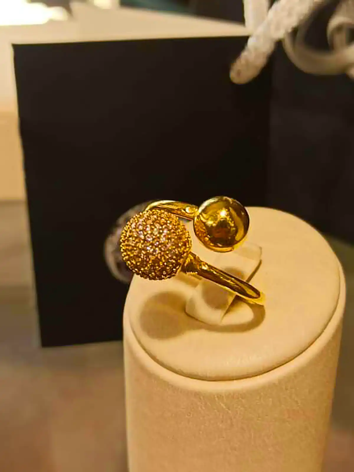 انگشتر طلا نما دار جدید