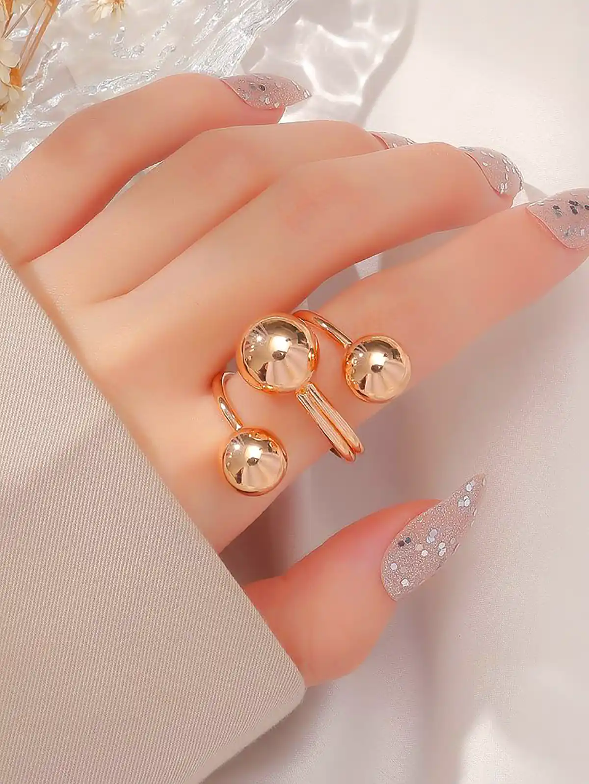 انگشتر طلا نما دار جدید