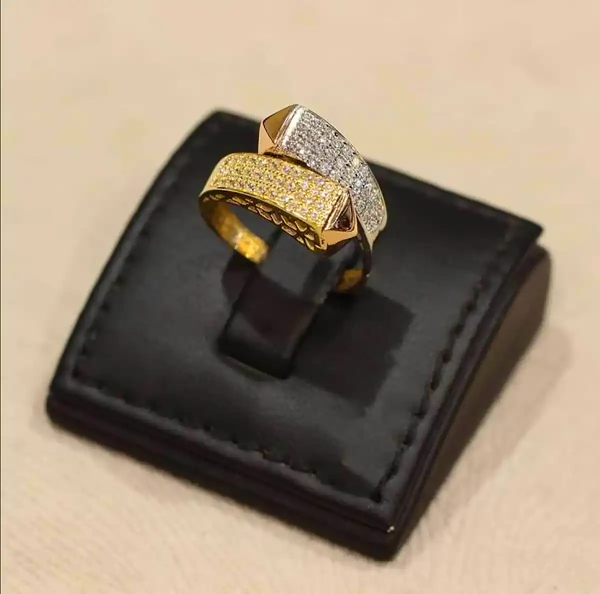 انگشتر طلا نما دار جدید