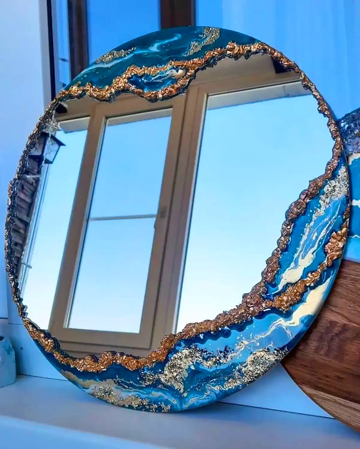 آینه دیواری رزین