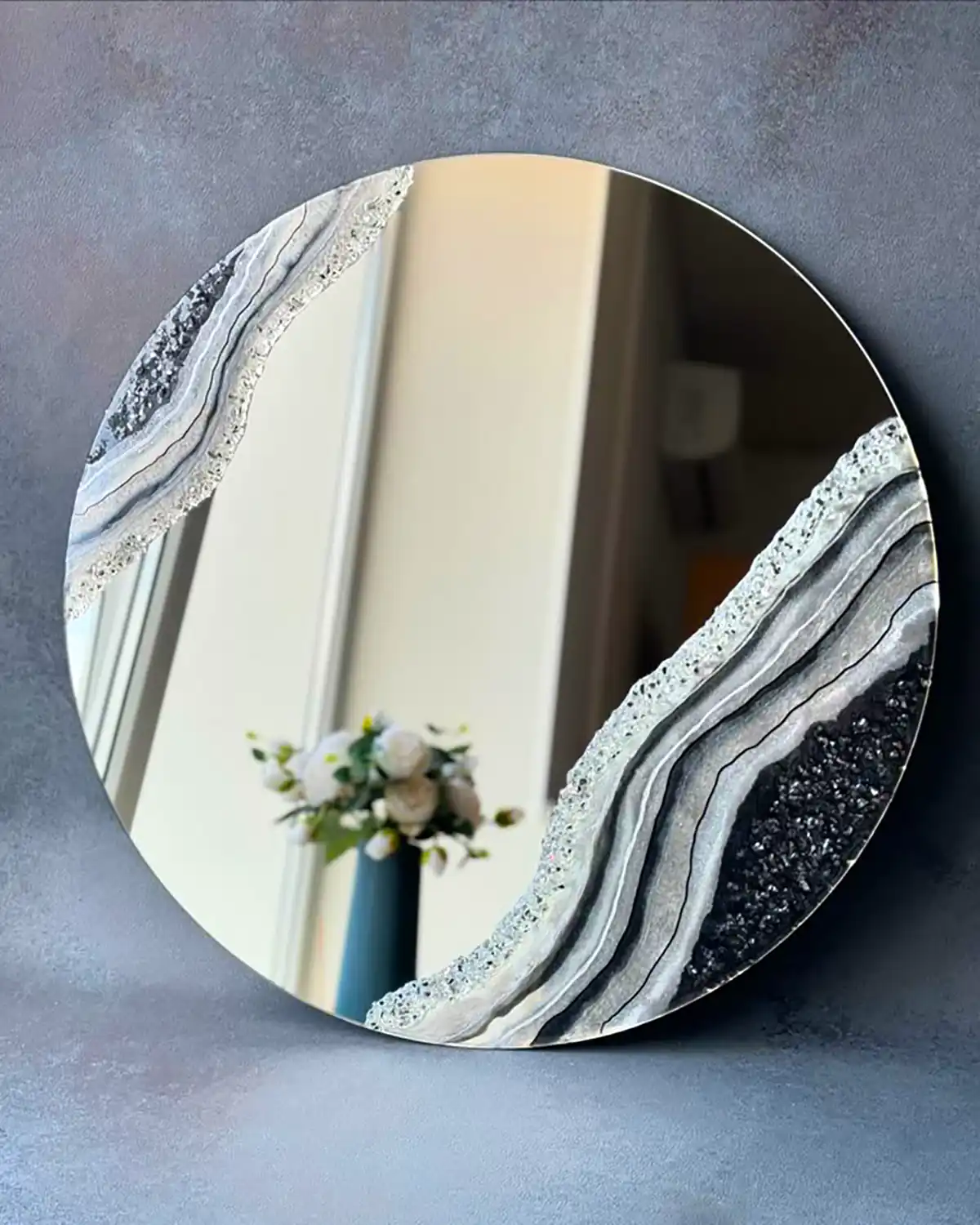 آینه دیواری رزین