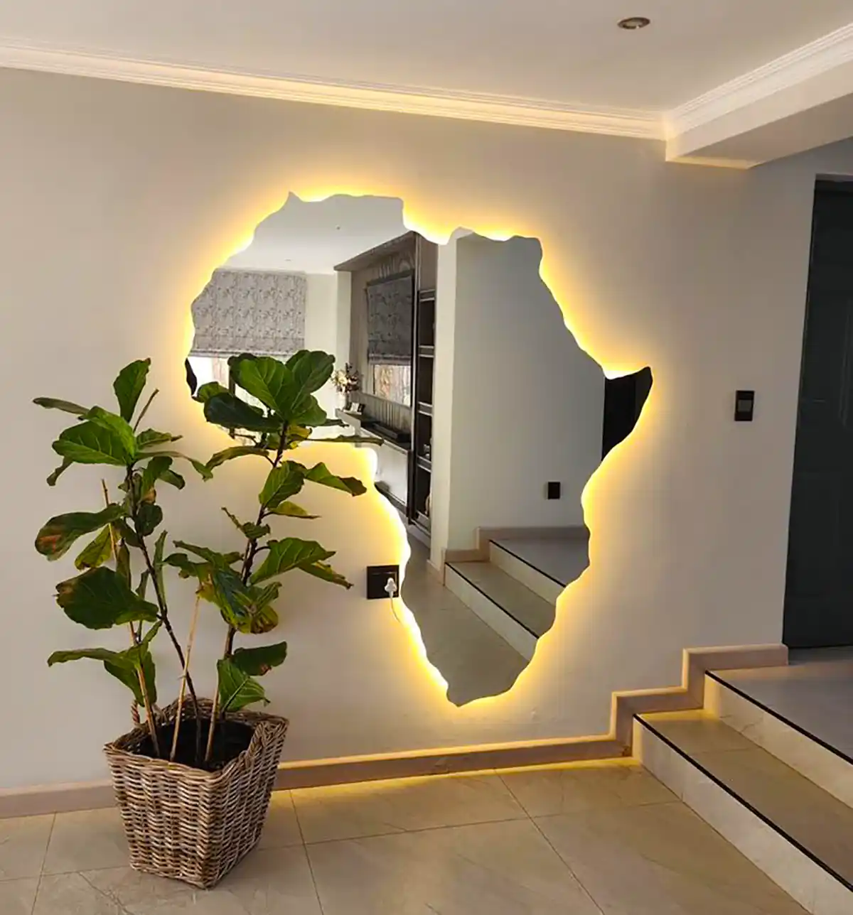 آینه قدی دفرمه لوکس