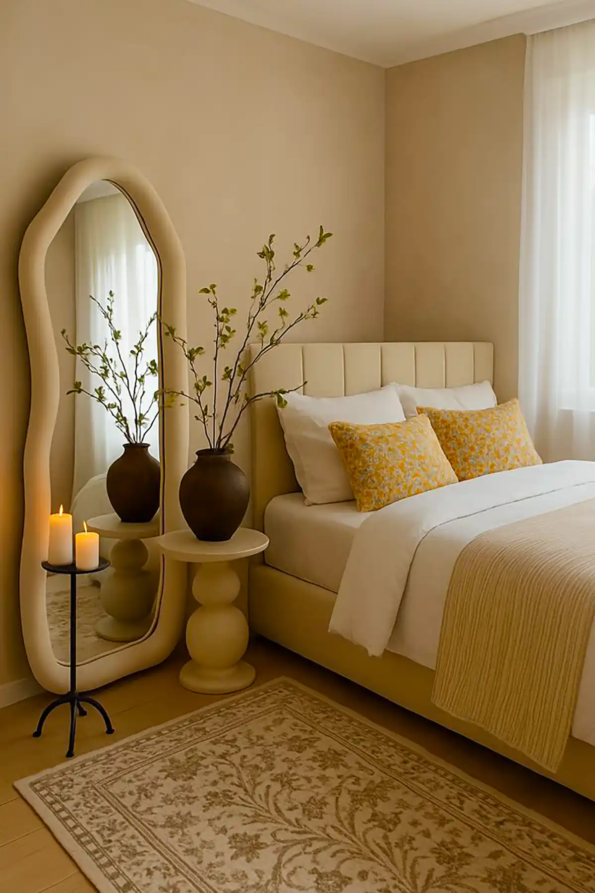 آینه قدی دفرمه لوکس