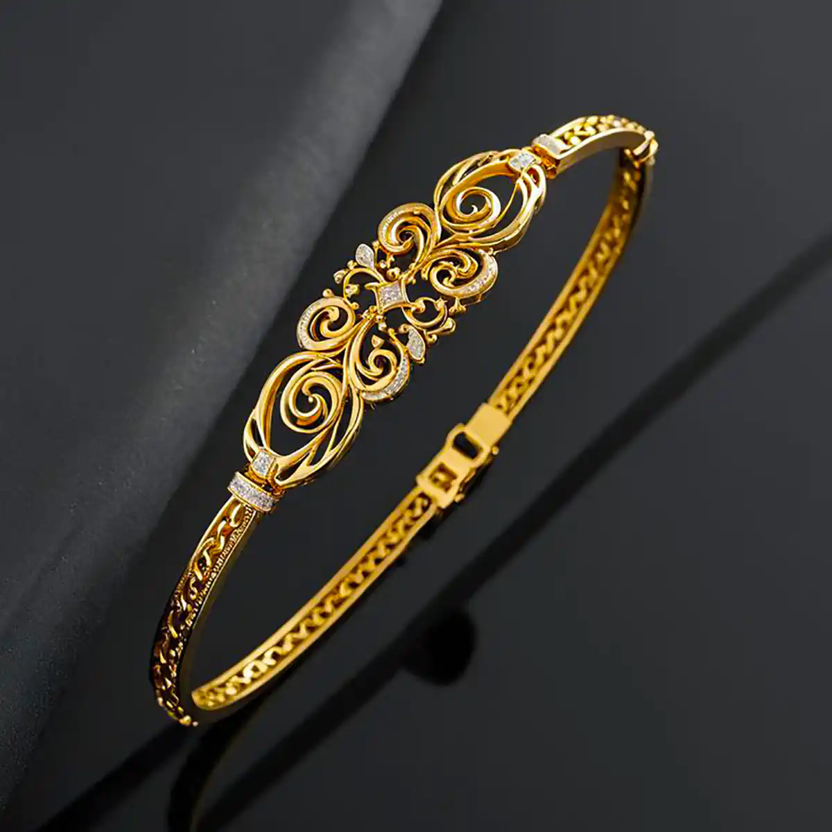 بنگل طلا شیک و باکلاس