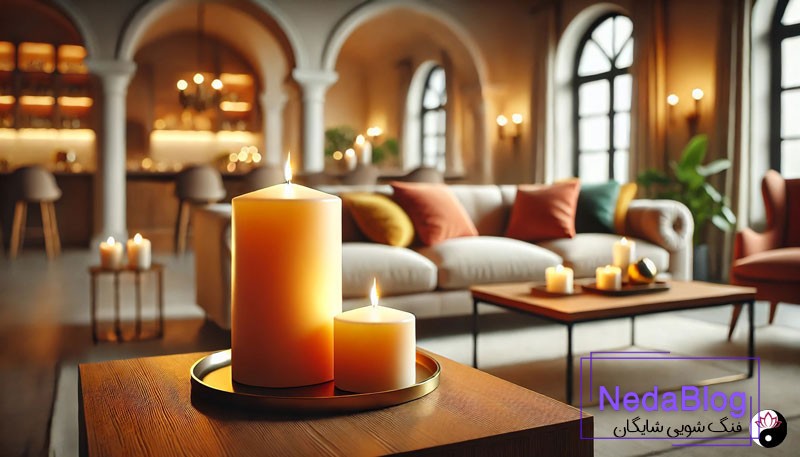 معنی رنگ شمع ها در فنگ شویی