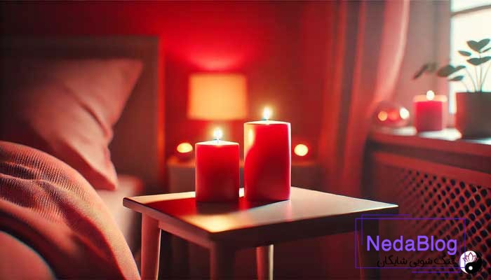 معنی رنگ قرمز شمع در فنگ شویی