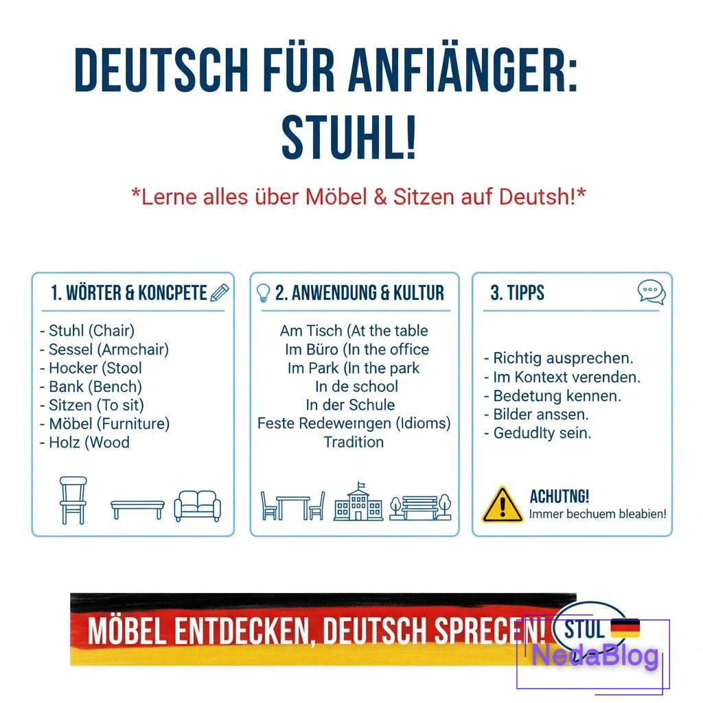 صندلی به آلمانی