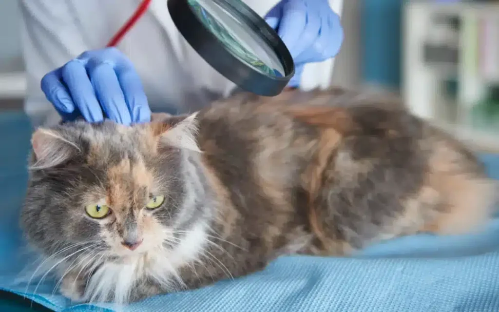 بیماری پوستی در گربه