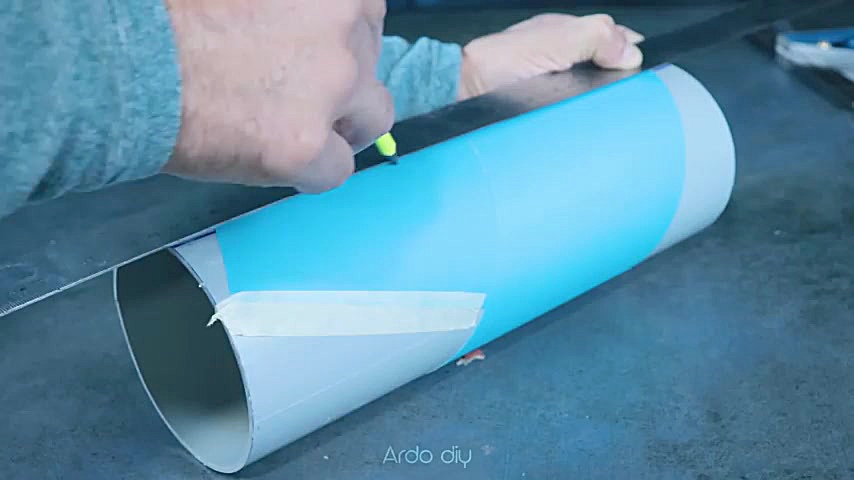 آموزش ساخت چراغ دیواری مدرن با لوله پلیکا برای خانه