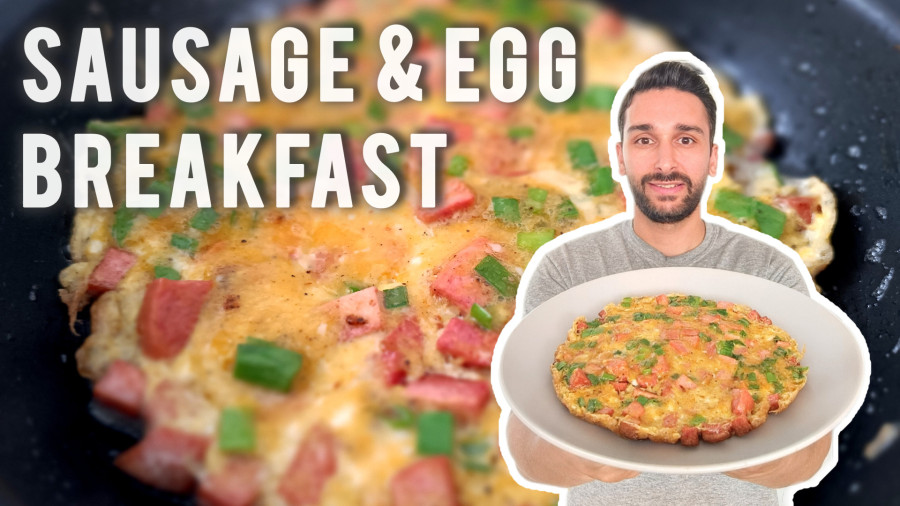 ترکیب عجیب ولی خوشمزه! سوسیس تخم‌مرغ با تره رو امتحان کن