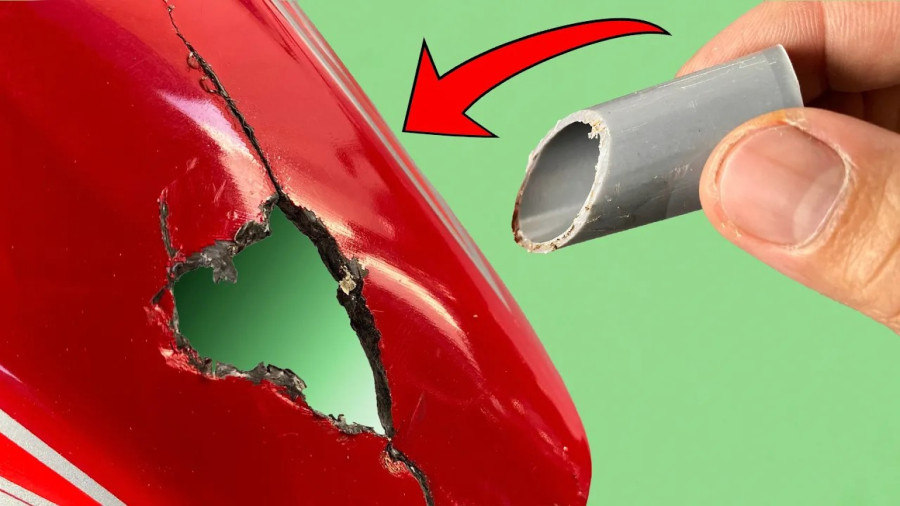 حتی صافکارهای آمریکایی هم این روش شگفت انگیز تعمیر پلاستیک را نمی دانند!