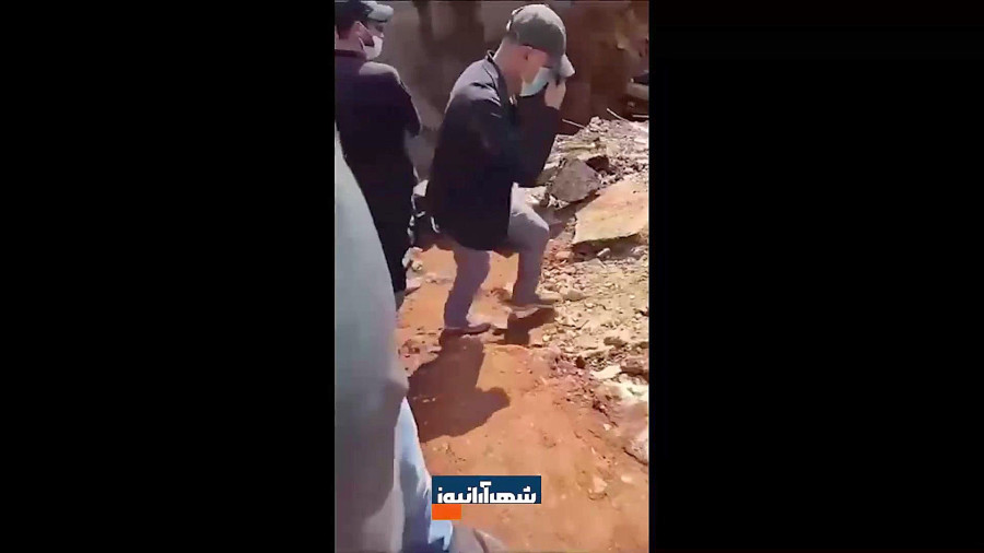 صحنه‌هایی از لحظه پیدا شدن پیکر شهید سید حسن نصرالله