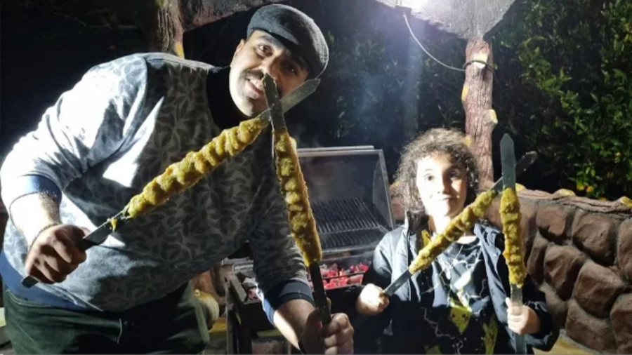 پخت کوبیده مرغی آبدار | زندگی روستایی- آشپزی در طبیعت