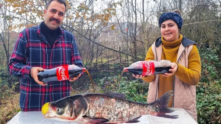 پختن ماهی در پوسته نمکی به روش سنتی | زندگی روستایی- آشپزی در طبیعت