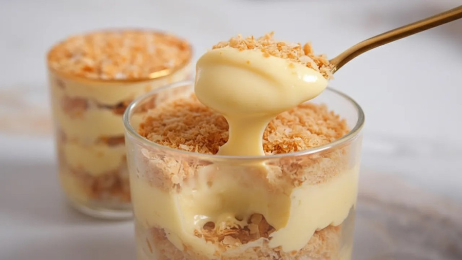 چرا زودتر اینو نمی دونستم؟! سریع ترین و خوشمزه ترین کیک ناپلئونی در لیوان