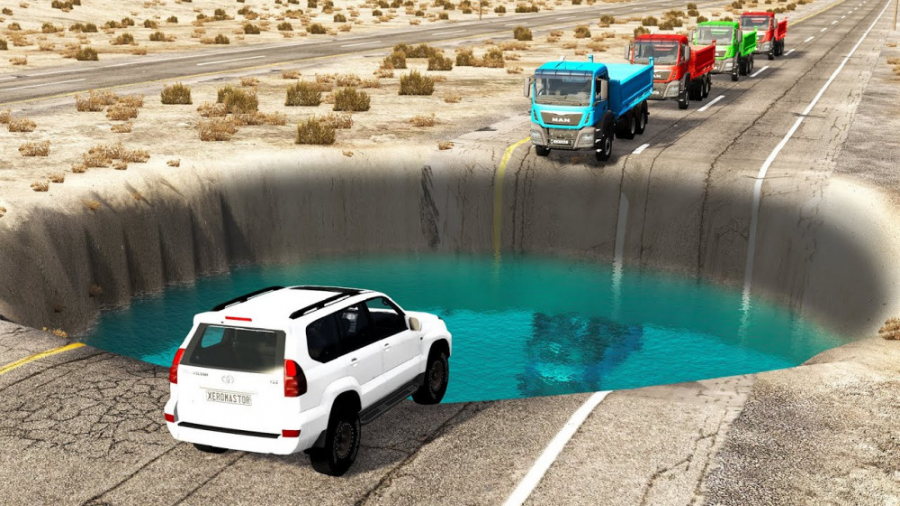 کارتون ماشین بازی جدید:: گودال آب:: ماشین بازی جدید