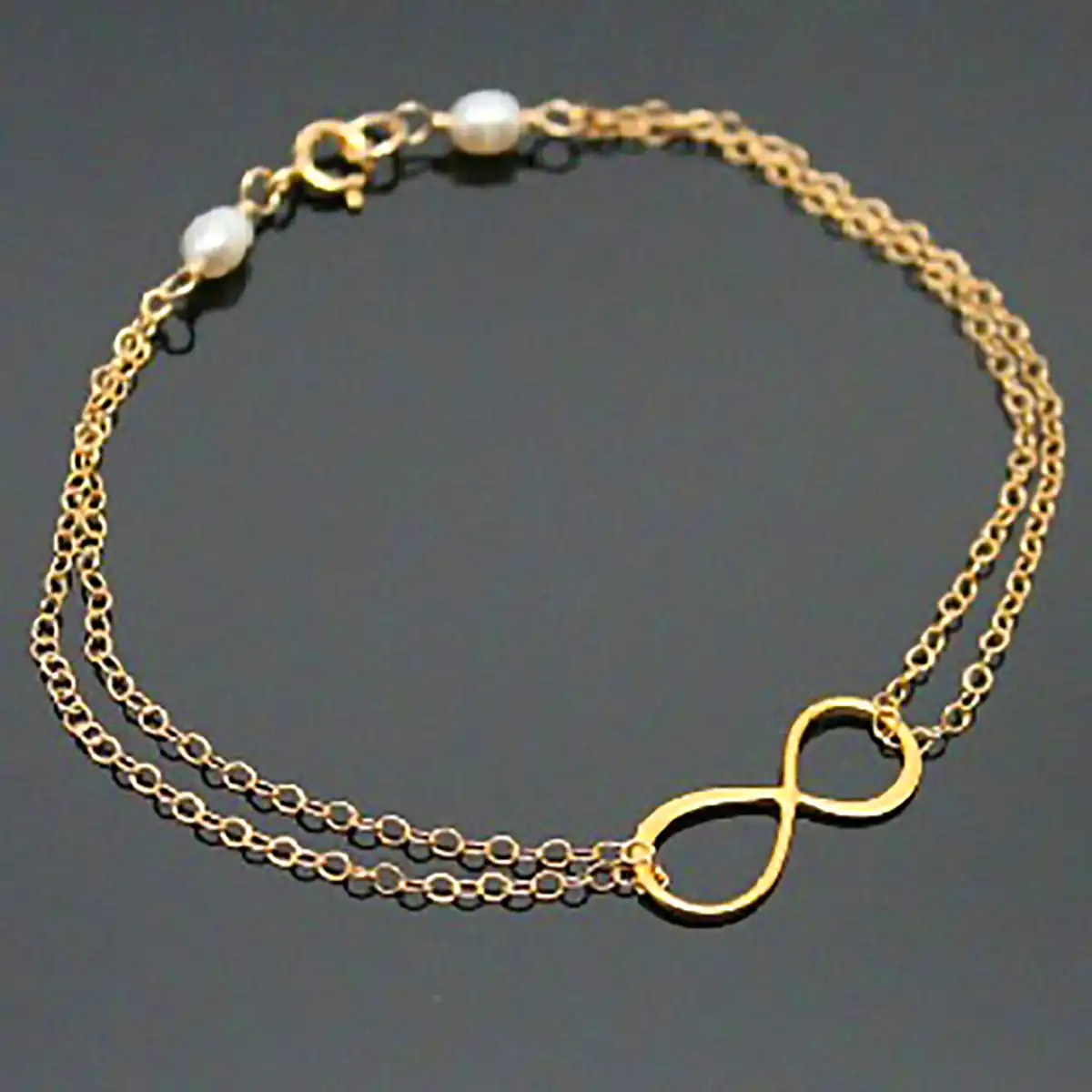 دستبند ساده و زیبا طلا