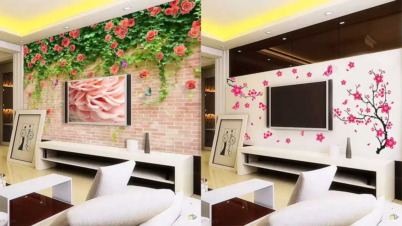 مدل دکوراسیون تلویزیون + زیباترین مدل های دکوراسیون تلویزیون بسیار شیک و لاکچری