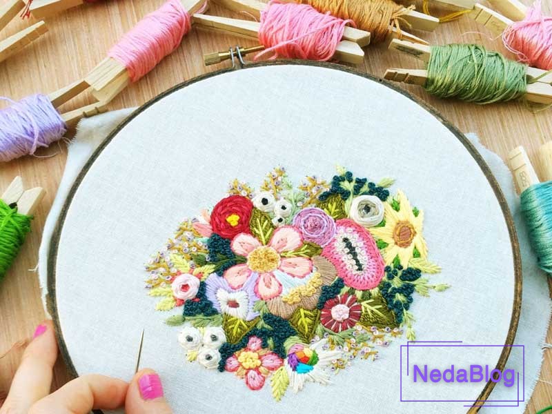 تفاوت وسایل شماره دوزی و گلدوزی