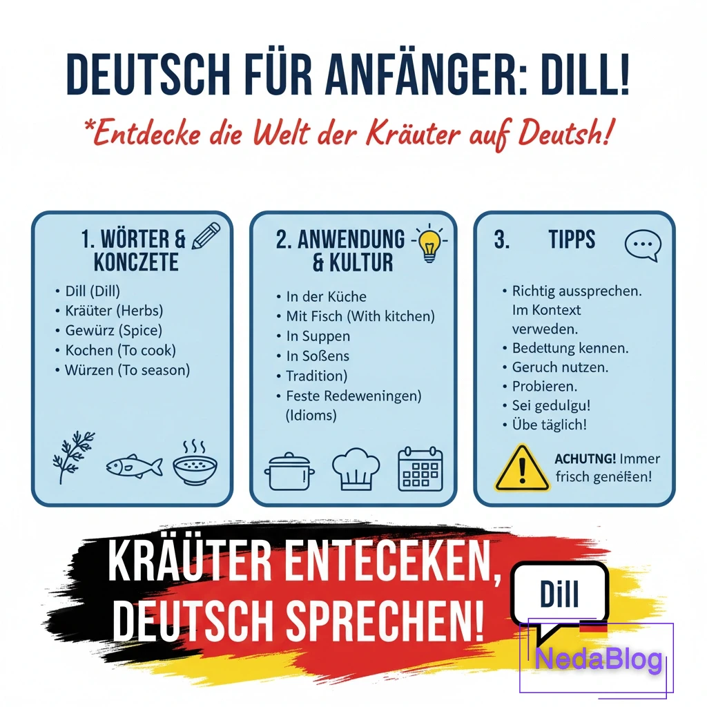 سبزی شوید به آلمانی