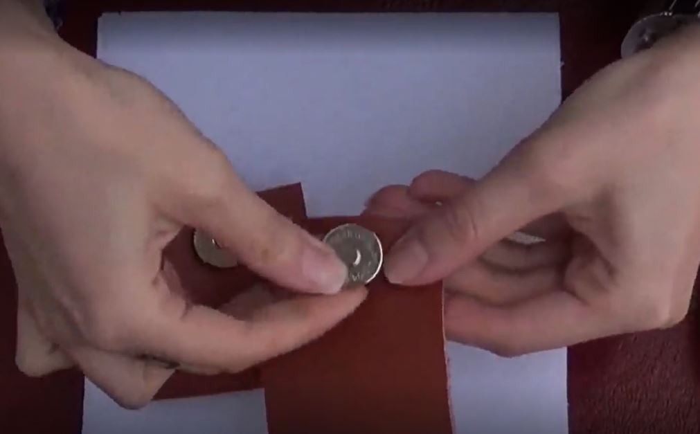 آموزش نصب دکمه آهنربایی در چرم دوزی