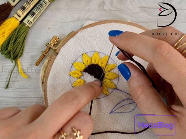 آموزش گلندابلاگ آفتاب گردان ساده و برزیلی